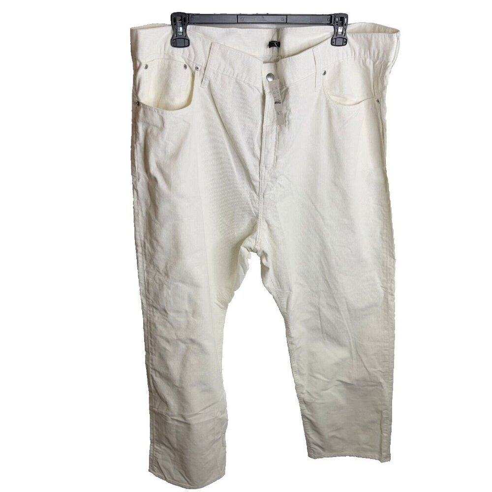J.Crew $148 Loose Straight Corduroy Pant in Ivory Size 37 CC466 - Picture 5 of 9